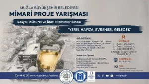 Yıkılan belediye hizmet binası için ödülü proje yarışması