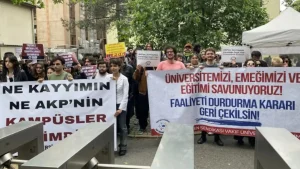 Bilgi Üniversitesi öğrencilerinin nöbeti 2'nci gününde