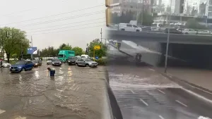 Ankara'da sağanak kabusu: Yol çöktü, alt geçitler su altında kaldı, tarım arazilerini sel vurdu!