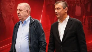 Özgür Özel ile Ümit Özdağ aynı afişte: Zafer Partisi'nden Yüzüklerin Efendisi göndermesi