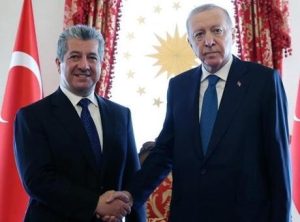 Cumhurbaşkanı Erdoğan, IKBY Başbakanı Mesrur Barzani'yi kabul etti