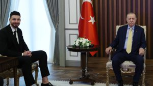 Cumhurbaşkanı Erdoğan, Alperen Şengün'ü kabul etti