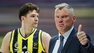 Fenerbahçe Beko'nun yıldızı Tarık Biberovic'ten Jasikevicius sözleri: 'Antrenmanlara gelmeden önce 10 kahve içmiş gibi oluyor!'