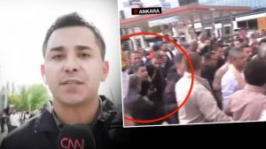 CNN TÜRK muhabirine Özgür Özel'in korumalarından ve Ali Mahir Başarır'dan saldırı