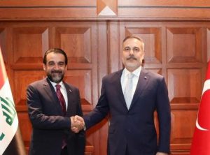 Dışişleri Bakanı Hakan Fidan, Irak'ın Takaddüm Partisi lideri Halbusi'yi Ankara'da kabul etti