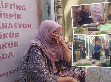 Kaşla göz arası torunlarının bayramlık parasını çaldılar! Pazarcı kadının gözyaşları yürek burktu
