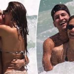Ünlü çift tatil sezonunu açtı… Denizde aşk!