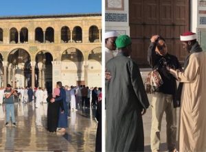 Suriye’de bayram heyecanı! Binlerce kişi tarihi Emevi Camii’nde bayram namazı kıldı