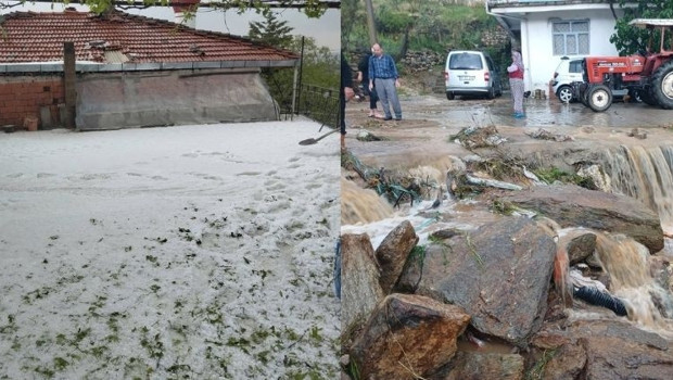Meteoroloji uyarmıştı… Bazı yerlerde hayat durma noktasına geldi, sağanak ve dolu bir çok ili vurdu