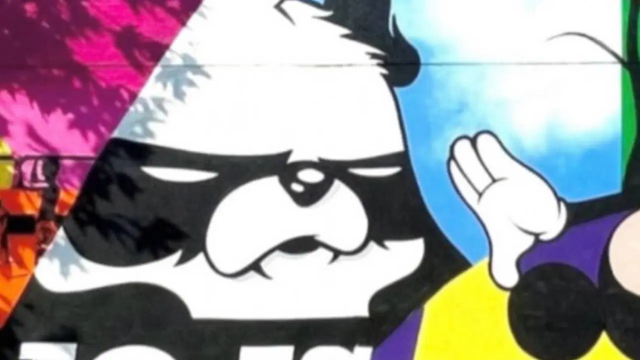 Lunatic'in 'Küskün Panda'sının üzerine sincap çizildi: Ordu’da sanat skandalı…