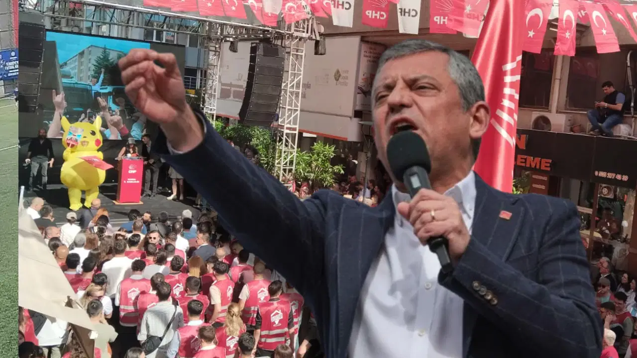 Manisa'da 'mutlak butlan' protestosu: CHP lideri Özgür Özel, memleketinde hemşehrileriyle buluştu