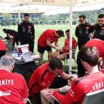Milli oyuncular, testten geçti