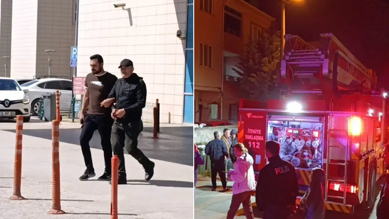 Eski eşinin evinde yangın çıkaran erkek yakalandı: 'Bir anlık sinirle…'
