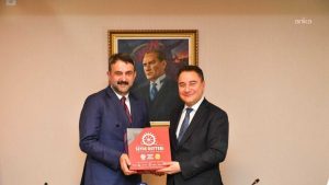 Ankara Kent Konseyi Başkanı Yılmaz'dan Ali Babacan’a Ziyaret