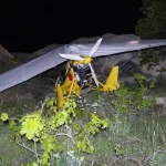 Kapadokya’da ‘microlight’ zorunlu iniş yaptı: Pilot ve yolcu yaralandı