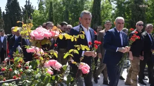 Soma faciasının 12’nci yılı: CHP Genel Başkanı Özgür Özel, Maden Şehitliği’ndeki anma programına katıldı
