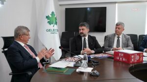 Gelecek Partisi Genel Başkanı Davutoğlu, Ankara Kent Konseyi Başkanı Yılmaz İle Bir Araya Geldi