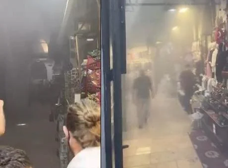 Kapalıçarşı'da trafoda yangın! Çok sayıda ekip sevk edildi