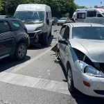 Balıkesir-Bursa yolunda korku dolu anlar! 6 araç birbirine girdi