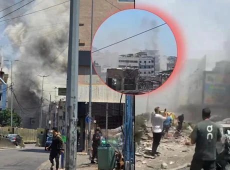İsrail’den Lübnan'a bombardıman! Beyrut banliyölerinde şiddetli patlamalar
