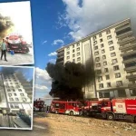 Şanlıurfa'da 10 katlı apartman alevlere teslim oldu! İtfaiye ve TOMA ekipleri yardıma koştu, 7 kişi dumandan etkilendi