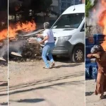 Adana'da korku dolu anlar! Otluk alanda çıkan yangın için mahalleli seferber oldu