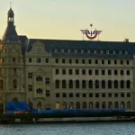 Haydarpaşa'da iskeleler kalktı, tarihi cephe gün yüzüne çıktı