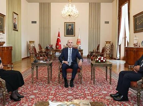 TBMM Başkanı Kurtulmuş, DEM Parti heyetini kabul etti