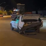 Yer: Çorum! Kazaya karışan sürücü aracını bırakıp kaçtı