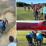 Gökyüzünde dehşet anları! Yamaç paraşütü kayalıklara çarptı: 1'i çocuk 2 yaralı