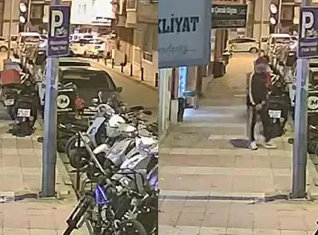 Motosiklet hırsızlığı şüphelisi 120 güvenlik kamerası incelenerek yakalandı