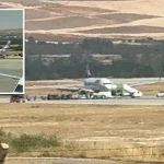 Gaziantep Havalimanı’nda yürekler ağza geldi! Uçağın inişi sırasında lastiği patladı: Bakanlıktan ilk açıklama