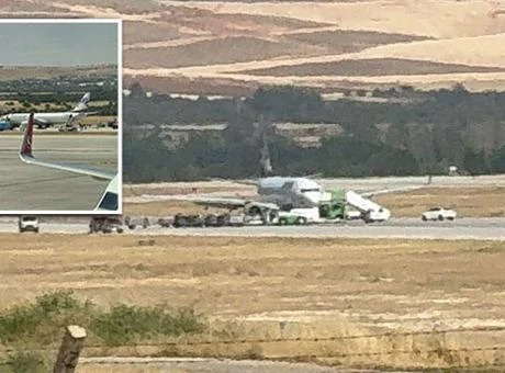 Gaziantep Havalimanı’nda yürekler ağza geldi! Uçağın inişi sırasında lastiği patladı: Bakanlıktan ilk açıklama