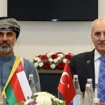 TBMM Başkanı Kurtulmuş Umman Şura Meclisi Başkanı Al Maawali ile bir araya geldi