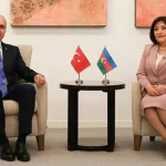 TBMM Başkanı Kurtulmuş, Bakü’de Gafarova ile görüştü