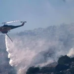 Yunanistan’da helikopter düştü! Yangın söndürme operasyonunda facia