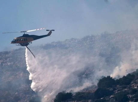 Yunanistan’da helikopter düştü! Yangın söndürme operasyonunda facia