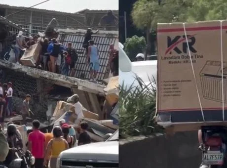 Venezuela’da deprem sonrası yağma: Polisler motosikletle çaldı