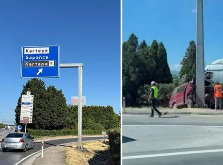 Kocaeli’de feci kaza! Panelvan yön tabelasına çarptı: Ölü ve yaralılar var