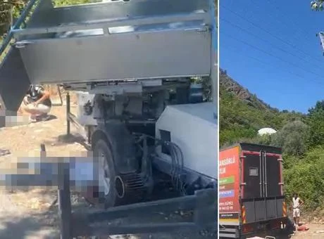 Yük asansörü elektrik hattının üzerine düştü! İki işçi feci şekilde can verdi