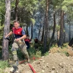 Çanakkale'de yangın! Tarım arazisinde başladı, kısa sürede büyüdü