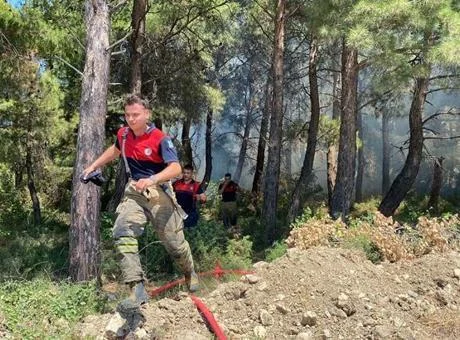 Çanakkale’de yangın! Tarım arazisinde başladı, kısa sürede büyüdü