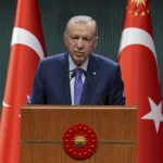Cumhurbaşkanı Erdoğan açıklamalarda bulunuyor