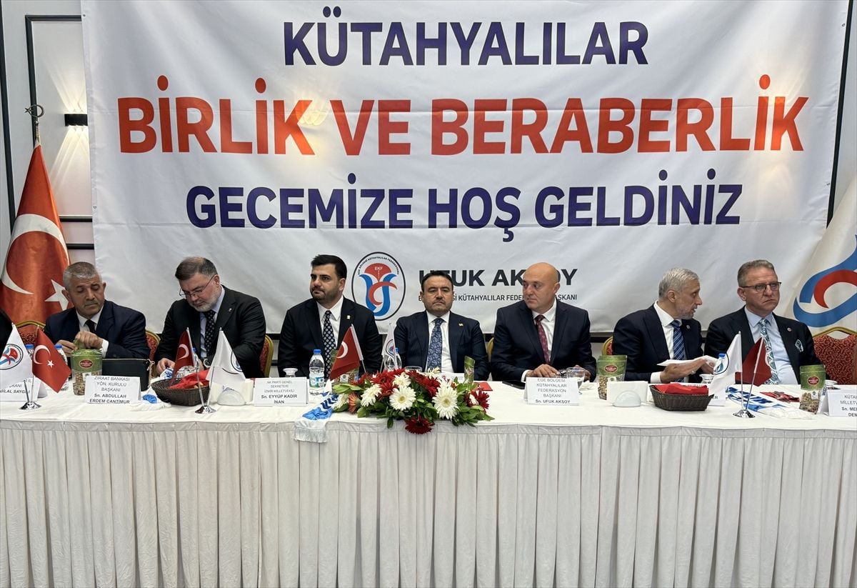 AK Parti Genel Sekreteri İnan, Ege Bölgesi Kütahyalılar Federasyonunun “Birlik ve Beraberlik Gecesi”nde konuştu Açıklaması