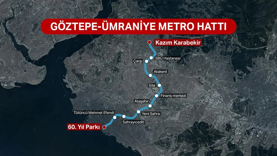 Ümraniye-Ataşehir-Göztepe metro hattı için tarih verildi