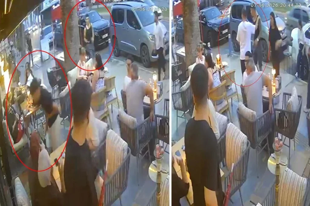 Ortaokul öğrencisi kavgada öldürüldü; bıçaklandıktan sonra kafeye sığındığı anlar kamerada