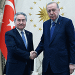 Cumhurbaşkanı Erdoğan, Kırgızistan Dışişleri Bakanı Ceenbek Kulubayev'i kabul etti
