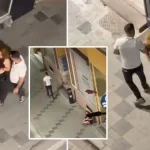 Kolundan tutup zorla götürmek istedi! Silivri’de eski eş kabusu kamerada: Beni öldürecek, yardım edin