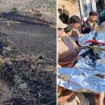 Alevlerin ortasında kaldı! Cizre'de arazide uyuyan çoban anız yangınında ağır yaralandı