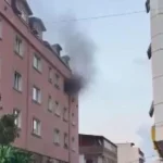 Hakkında uzaklaştırma kararı olan koca, havalandırma boşluğundan girip evi ateşe verdi